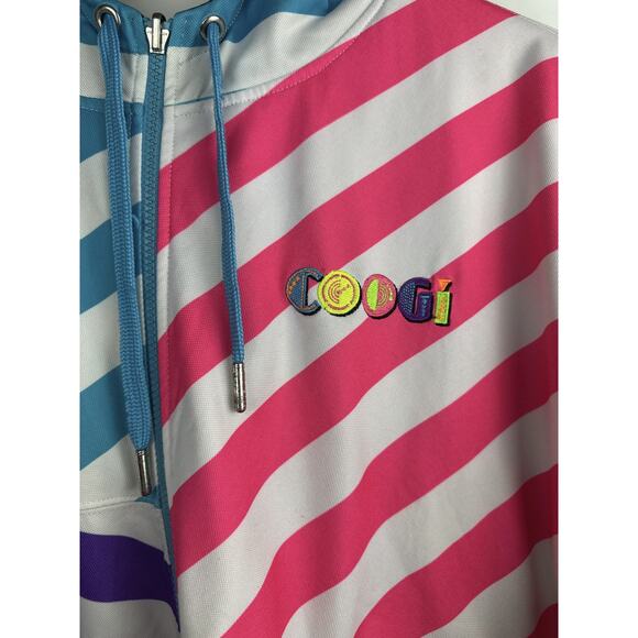 Coogi Reversible Jacket Full Zip Colorful Geometric Print Men’s Big & Tall XXL - Picture 3 of 16